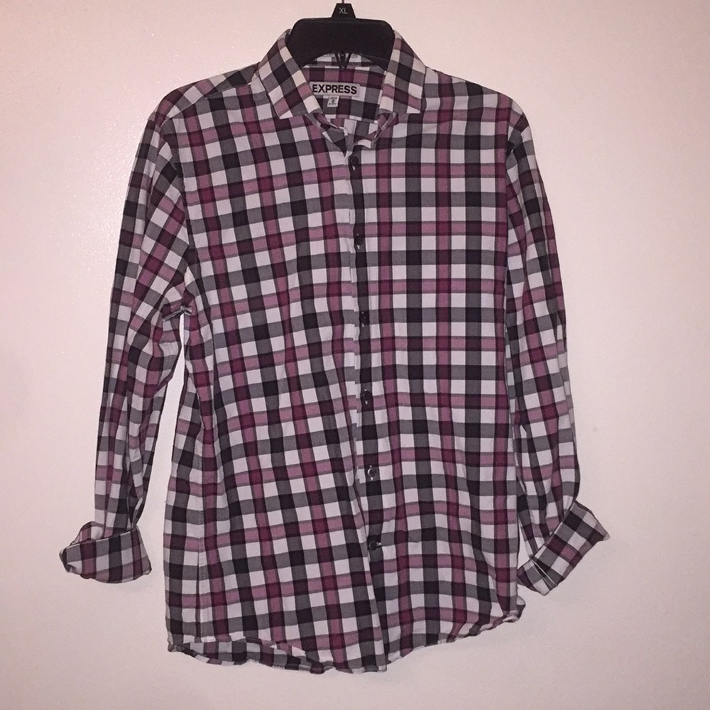 Express casual button shirt